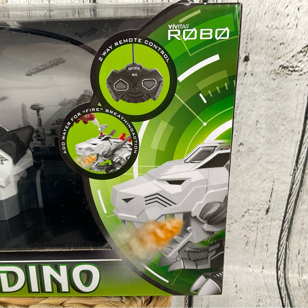 Vivitar Robo RC Monster Dino Fire Breathing Remote Control Dinosaur New - Picture 3 of 8